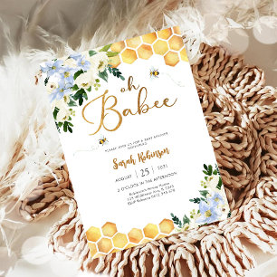Bienen-Baby-Party-Einladung Einladung