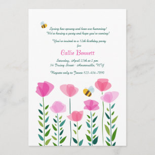 Bienen beleben die Einladung