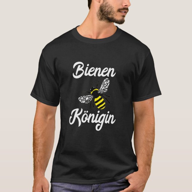 Bienen Bienenkönigin Bienenköper Honigbieneninsekt T-Shirt (Vorderseite)