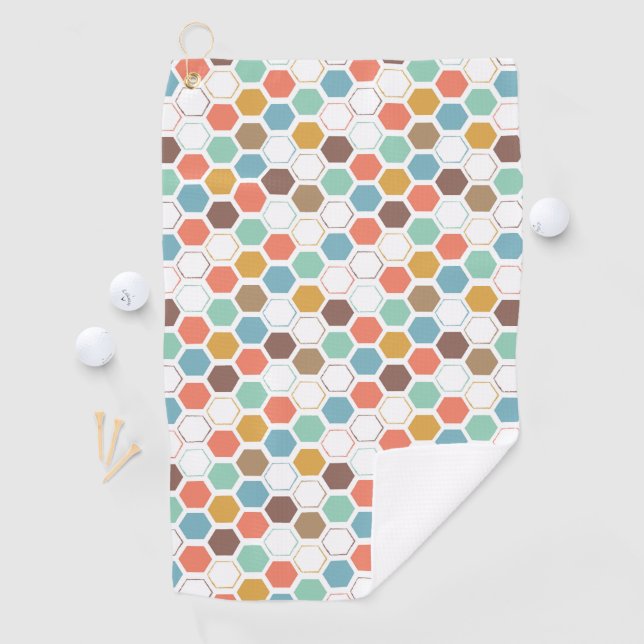 Bienen-Bienenstock-Modul-Muster Golfhandtuch (Insitu)