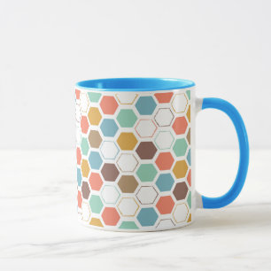 Bienen-Bienenstock-Modul-Muster Tasse