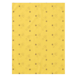 Bienen-Bienenwaben-Muster Tischdecke