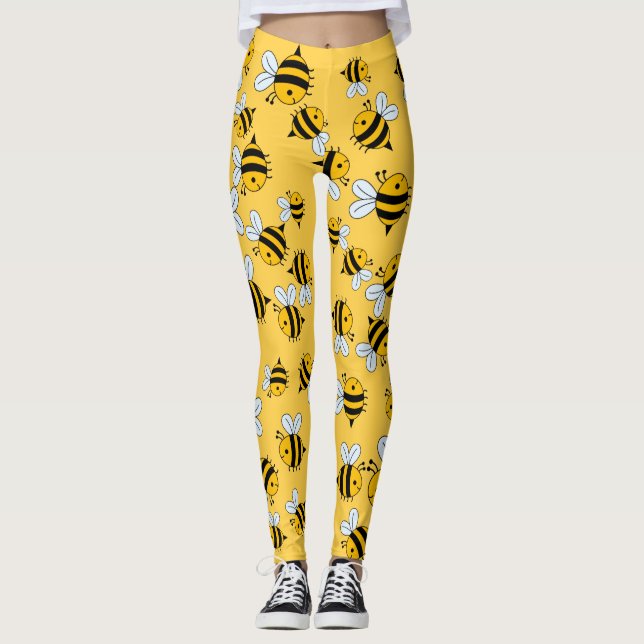 Bienen bitte leggings (Vorderseite)