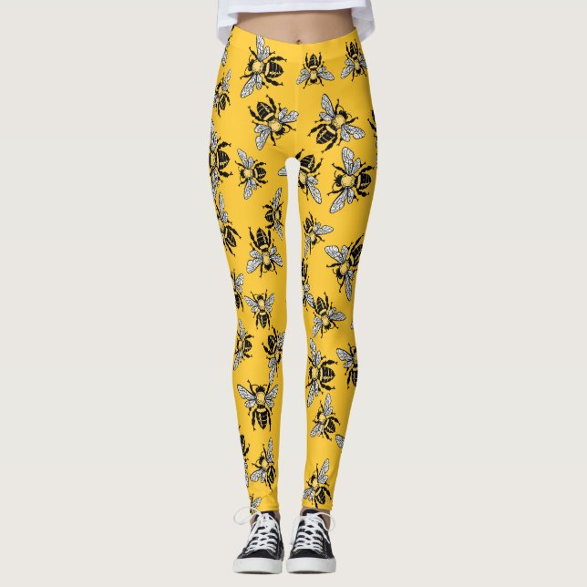 Bienen Bitte realistische Bienen Leggings (Vorderseite)