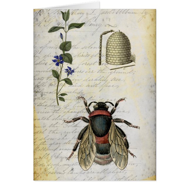 Bienen-Blumen-Bienenstock (Vorne)