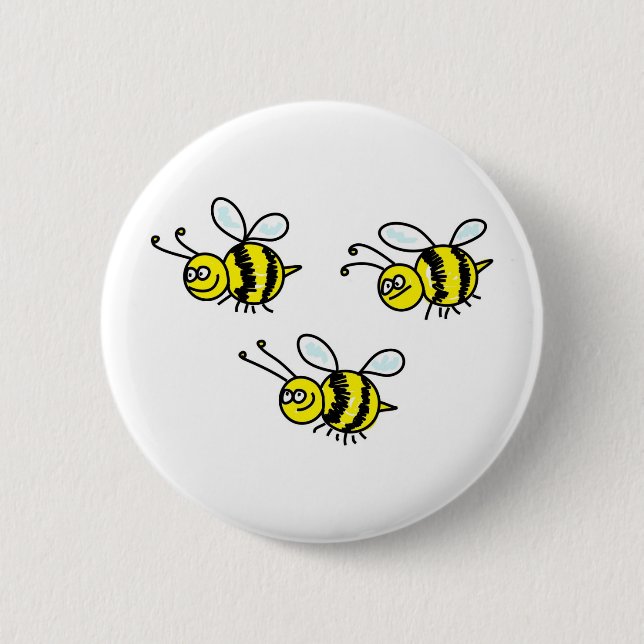 Bienen Button (Vorderseite)
