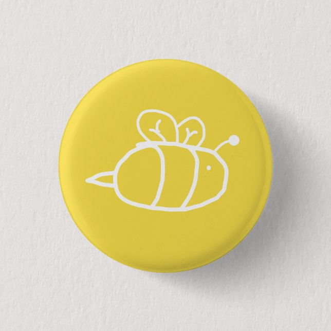 Bienen-Button Button (Vorderseite)