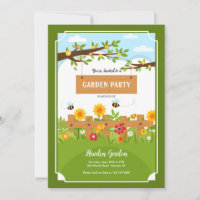 Bienen buzzing Garden Party Geburtstag