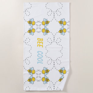 Bienen Cool Personalisiert Strandtuch