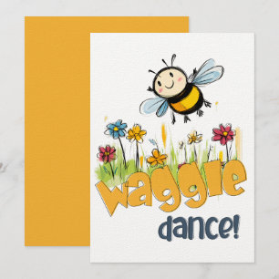 Bienen’ Cutesy Waggle Dance ر ق ص ة ا ل ن ح ل Einladung
