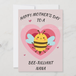 Bienen- fantastische Nana Feiertagskarte