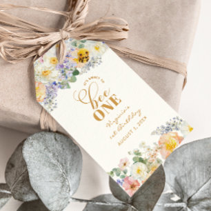 Bienen-Geburtstag Geschenkanhänger
