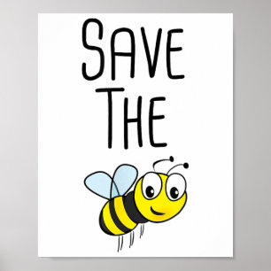 Bienen gerettet - Bienenschutz Poster