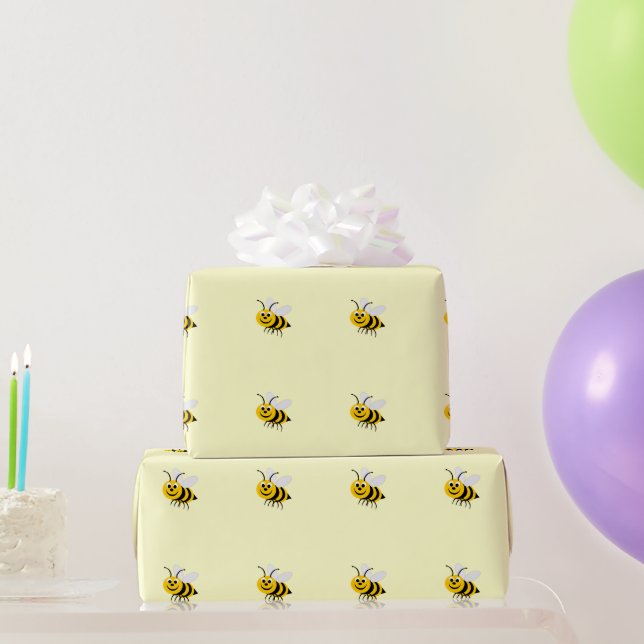Bienen Geschenkpapier (Partygeschenke)