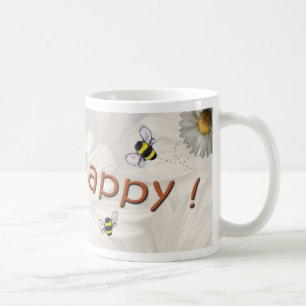"Bienen-glückliche" Tasse