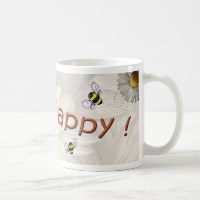 "Bienen-glückliche" Tasse (Rechts)