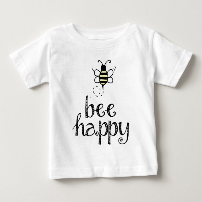 Bienen-glücklicher kleiner T - Shirt (Vorderseite)