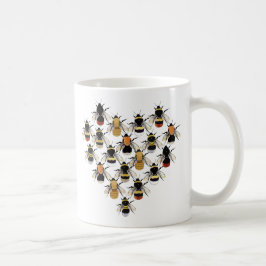 Bienen-Herz-Tasse Tasse