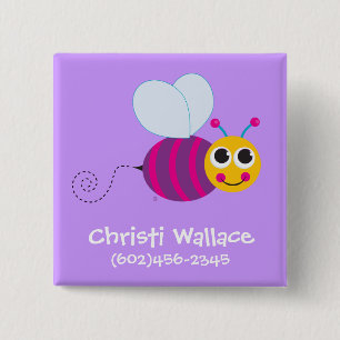 Bienen-Identifizierungs-Knopf Button