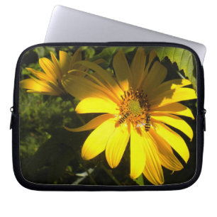Bienen im Sonnenblumenschläfer Laptopschutzhülle