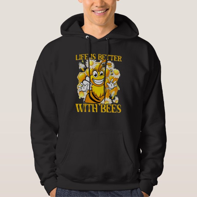 Bienen Imker Spruch 42 Hoodie (Vorderseite)