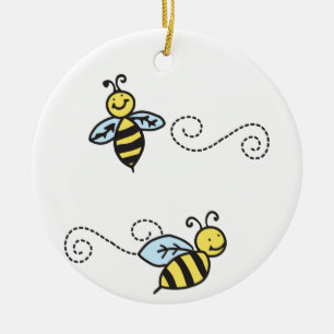 Bienen Keramik Ornament