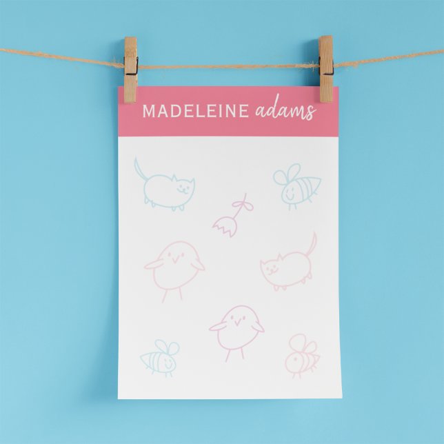 Bienen & Kick & Kitty Post-it®-Hinweise Post-it Klebezettel (Von Creator hochgeladen)