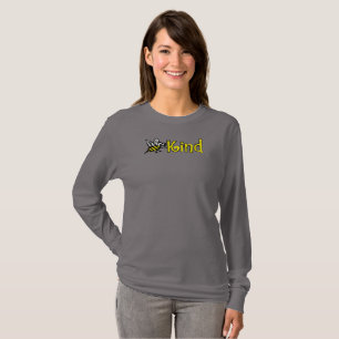 Bienen-nettes langes Hülsen-T-Shirt T-Shirt