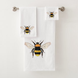 Bienen-neues Tuch-Set Badhandtuch Set