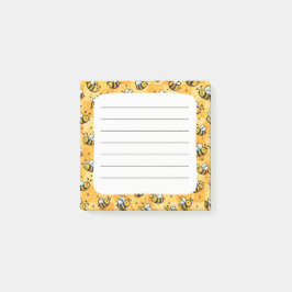Bienen Post-it Klebezettel