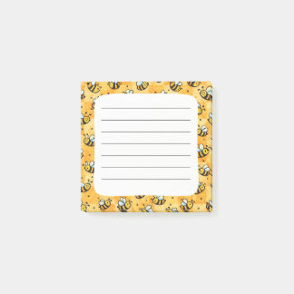 Bienen Post-it Klebezettel