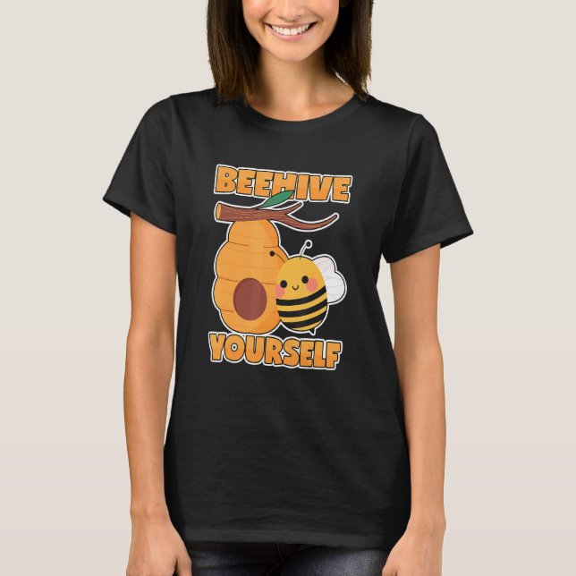 Bienen Pun Beekeeper Word Joke Sprichwort T-Shirt (Vorderseite)