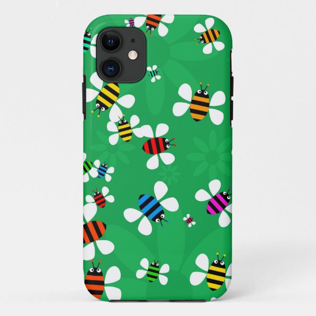 Bienen-Schwarm Case-Mate iPhone Hülle (Rückseite)