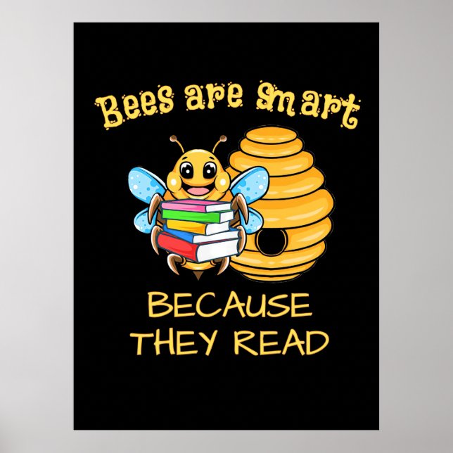 Bienen sind intelligent poster (Vorne)
