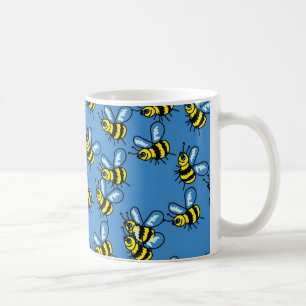Bienen-Tapete Kaffeetasse