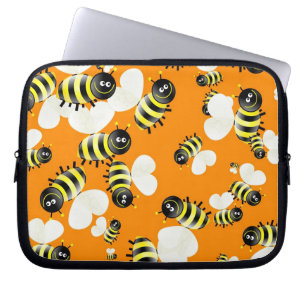 Bienen-Tapete Laptopschutzhülle