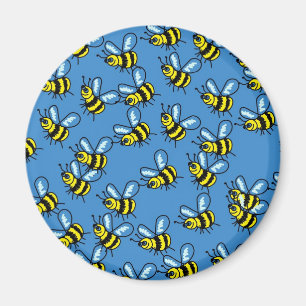 Bienen-Tapete Magnet