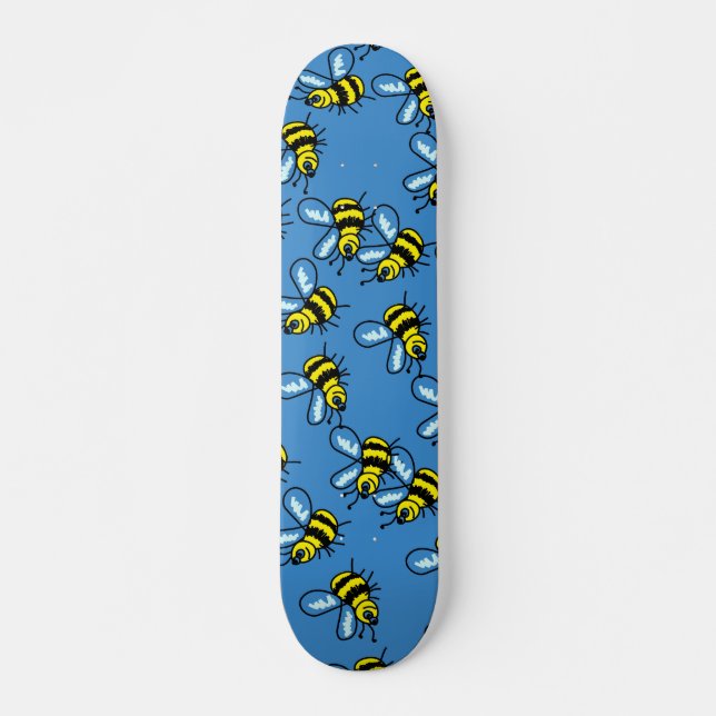 Bienen-Tapete Skateboard (Vorne)