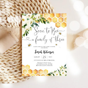 Bienen-Thema-Baby-Shower-Einladung Einladung