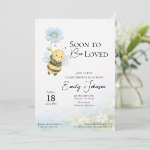 Bienen-Themen-Baby-Shower-Einladung Einladung
