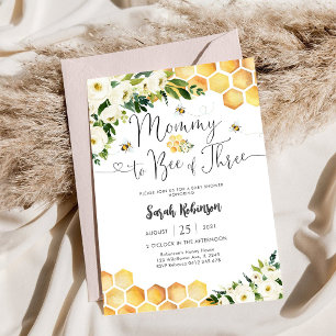 Bienen-Themen-Baby-Shower-Einladung Einladung