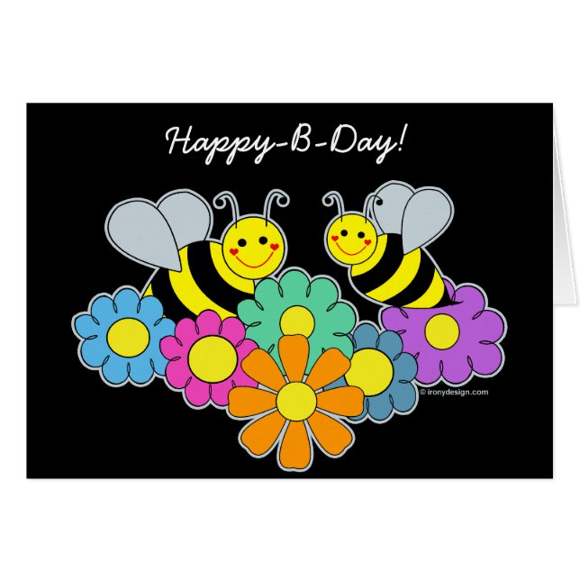 Bienen u. Blumen (Vorderseite (Horizontal))