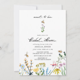 Bienen und Blume | Brautparty Aquarell Einladung