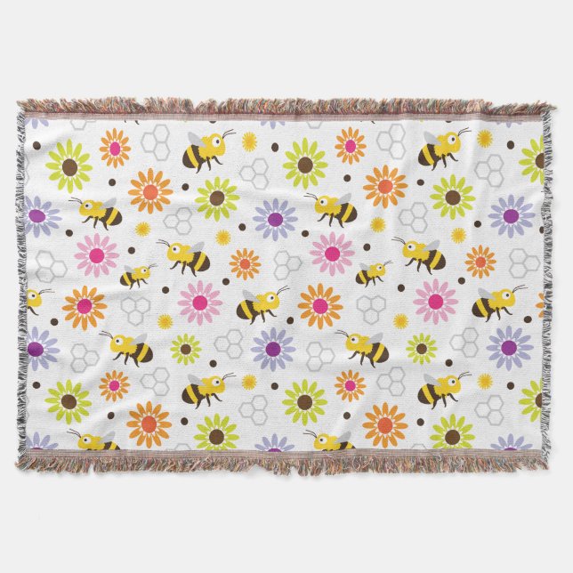 Bienen und Blume Decke (Vorderseite)