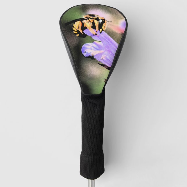 Bienen und Blume in cm Golf Headcover (Vorderseite)