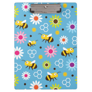 Bienen und Blume Klemmbrett