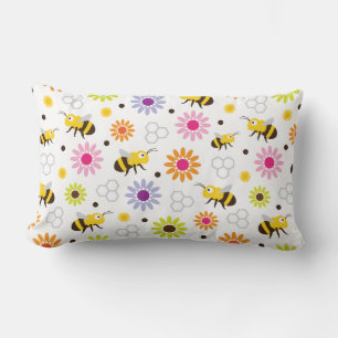 Bienen und Blume Lendenkissen