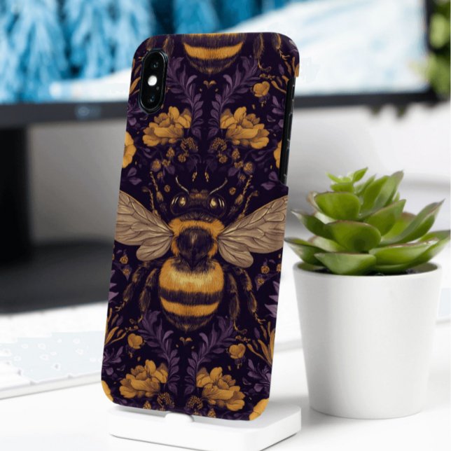Bienen und Blumen iPhone Hülle (Von Creator hochgeladen)