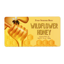 Bienen- und Honigtaube-Gelbe goldene Produktkennze