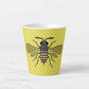 Bienen und Honigwaben - die Bienen Gerettet Milchtasse
